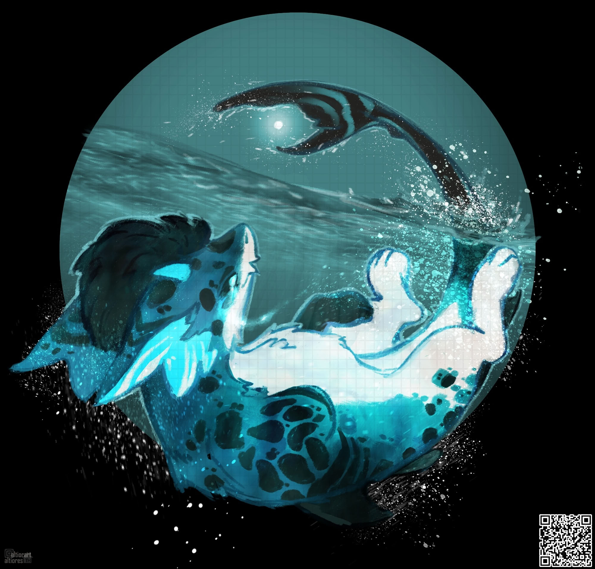 Rendered artwork of an adoptable character