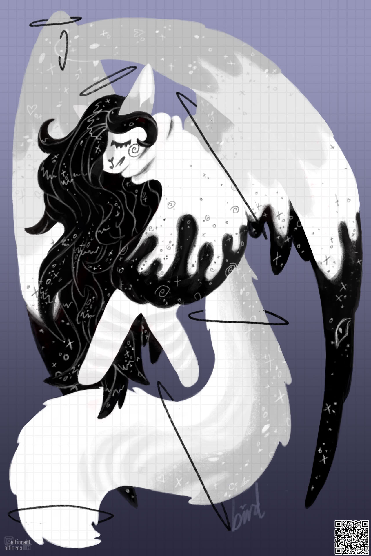 Flat fullbody artwork of an anthro character with subject