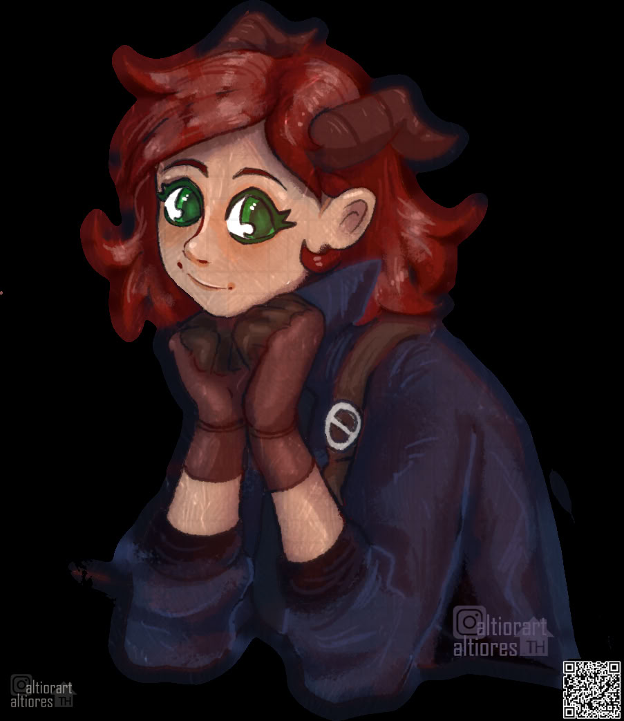 Humanoid rendered bust artwork with subject, single, broke