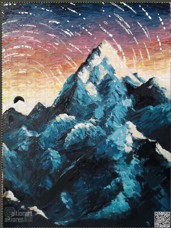 Acrylic artwork, no background, favourite