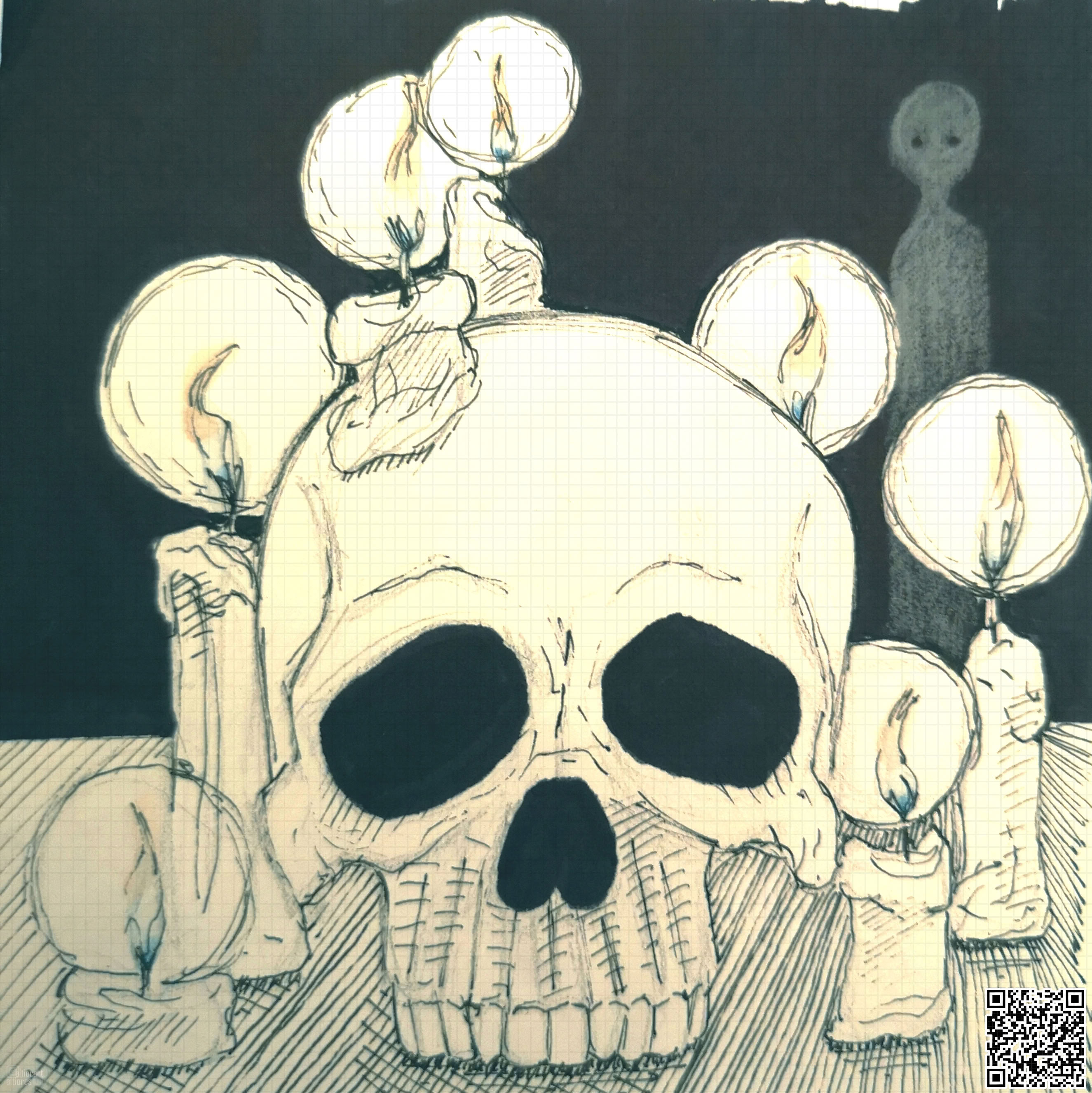 Pen artwork, no background, fan character, favourite