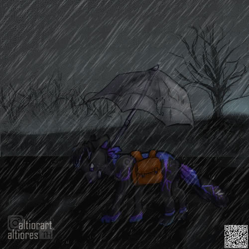 Rendered artwork of an old adoptable character